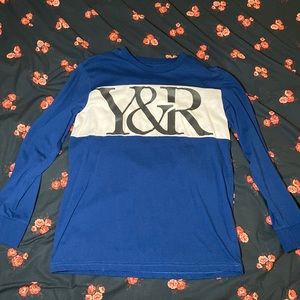 Slim fit Young and reckless shirt. Blue. Medium